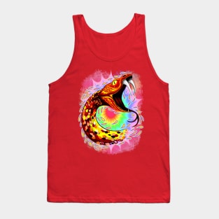 Snake Attack Psychedelic Art Tank Top